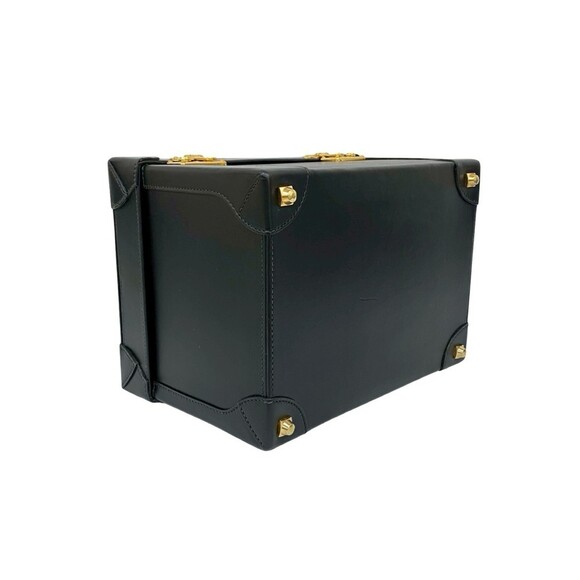 GUCCI Authentic Vintage Black Leather Vanity Bag - Picture 6 of 8